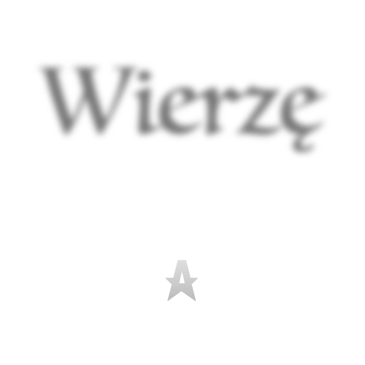Płyta CD albumu Wierzę